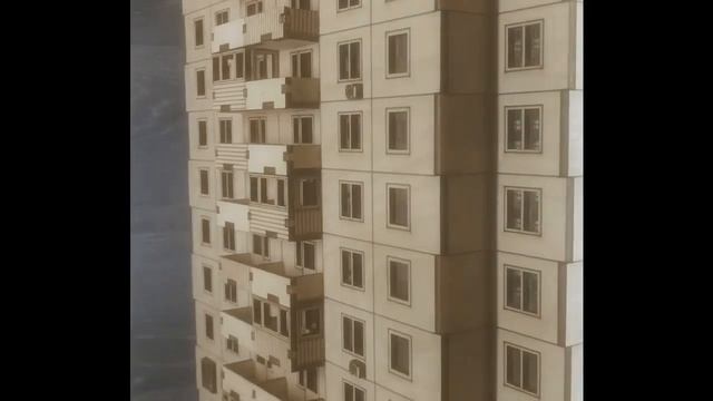 Дом панельный макет заготовка для светильника панелька смотреть онлайн