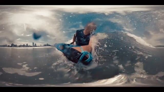 Gopro fusion - Estreando nova câmera gopro fusion 360 a prova d'água com bodyboard смотреть онлайн