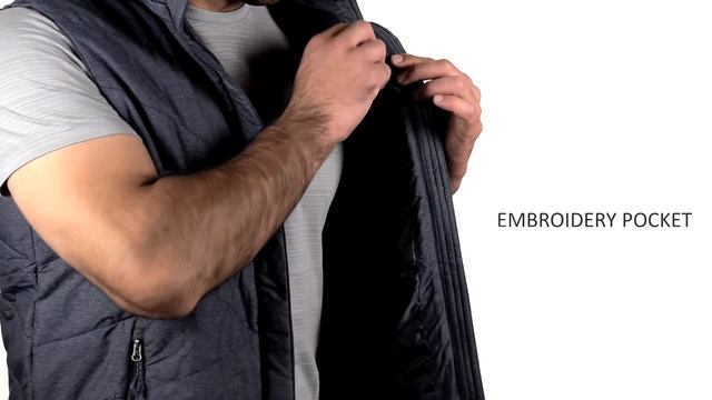 Fossa Apparel 1581 Jupiter Puffer Hoodie Vest Mens смотреть онлайн