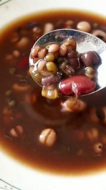 Mixed Beans Sweet Dessert Soup (aka Sugar Water In Cantonese, 糖水) #shorts
