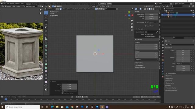 how can i hande pivot for mesh modeling blender tamil смотреть онлайн