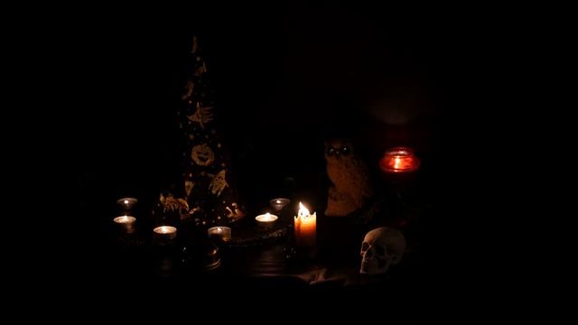 Звуки костра и средневековой музыки. смотреть онлайн