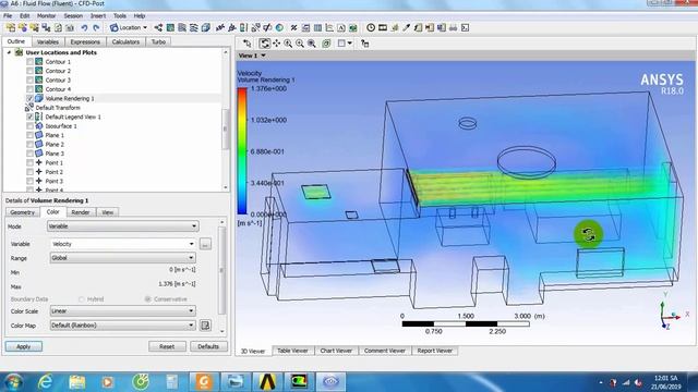 CFD simulation application in condominium air conditioning using Ansys Fluent software (thesis) смотреть онлайн