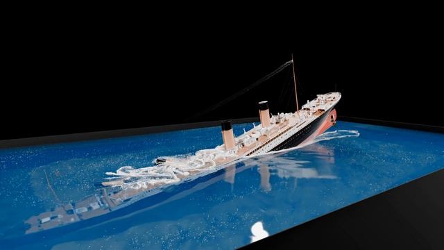 Titanic Sinks in a Tub of Water | FLIP FLUID SIMULATION смотреть онлайн