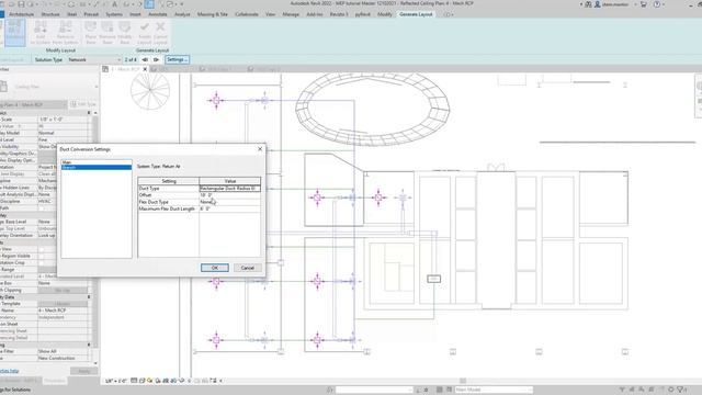 Revit MEP HVAC Ductwork lay out, Supply & Return Duct / Diffusers (Part 1) смотреть онлайн
