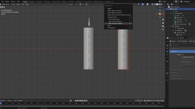 Blender Merge Armatures 001 Select Armatures + Ctrl J смотреть онлайн