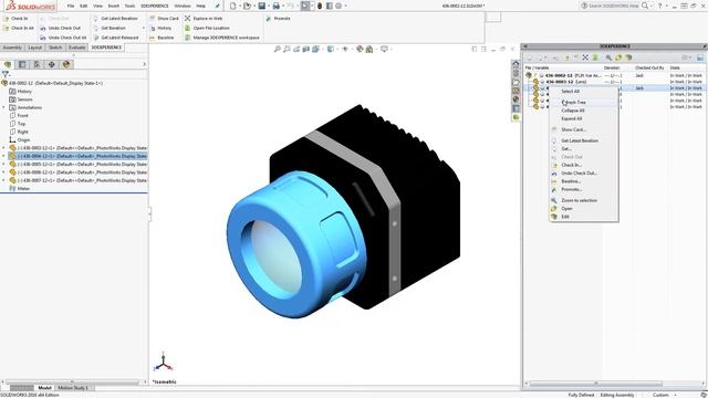 3DEXPERIENCE SolidWorks CAD Management смотреть онлайн