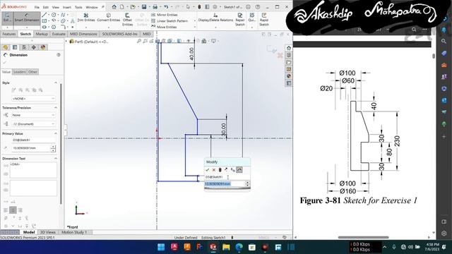 Ex 12 || solidworks || chapter 1 смотреть онлайн