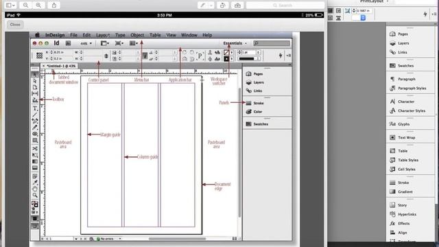 InDesign Basics 01 Interface смотреть онлайн