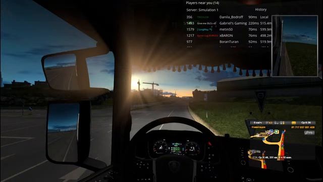 Ни гвоздя ни жезОла !!! ETS2 Multiplayer смотреть онлайн