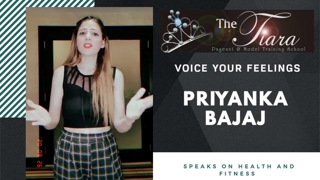 Priyanka Bajaj Speaks on Health & Fitness as part of The Tiara Voice your Feelings Program смотреть онлайн