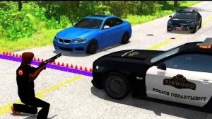 Экстремальные полицейские погони, аварии и провалы #22 - BeamNG Drive