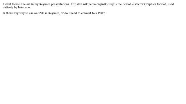Apple: SVG in Keynote? смотреть онлайн