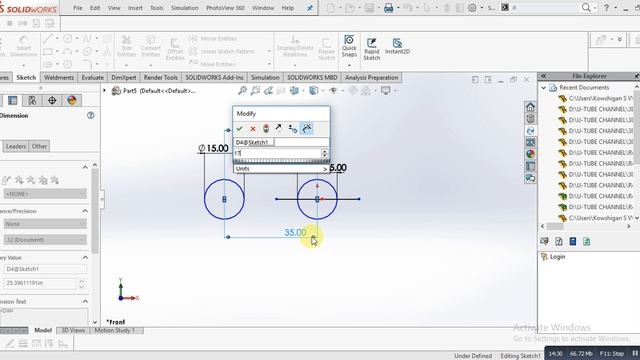 How To Design Double Bearing Assembly In Solidworks