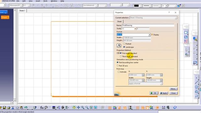 Drafting I CATIA V5 I Initial Setting I Title block I Sheet Size I Sheet Background I Imp Toolbars смотреть онлайн