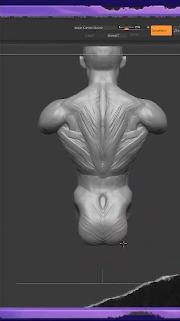 Zbrush ANATOMY in under 1 MINUTE. смотреть онлайн