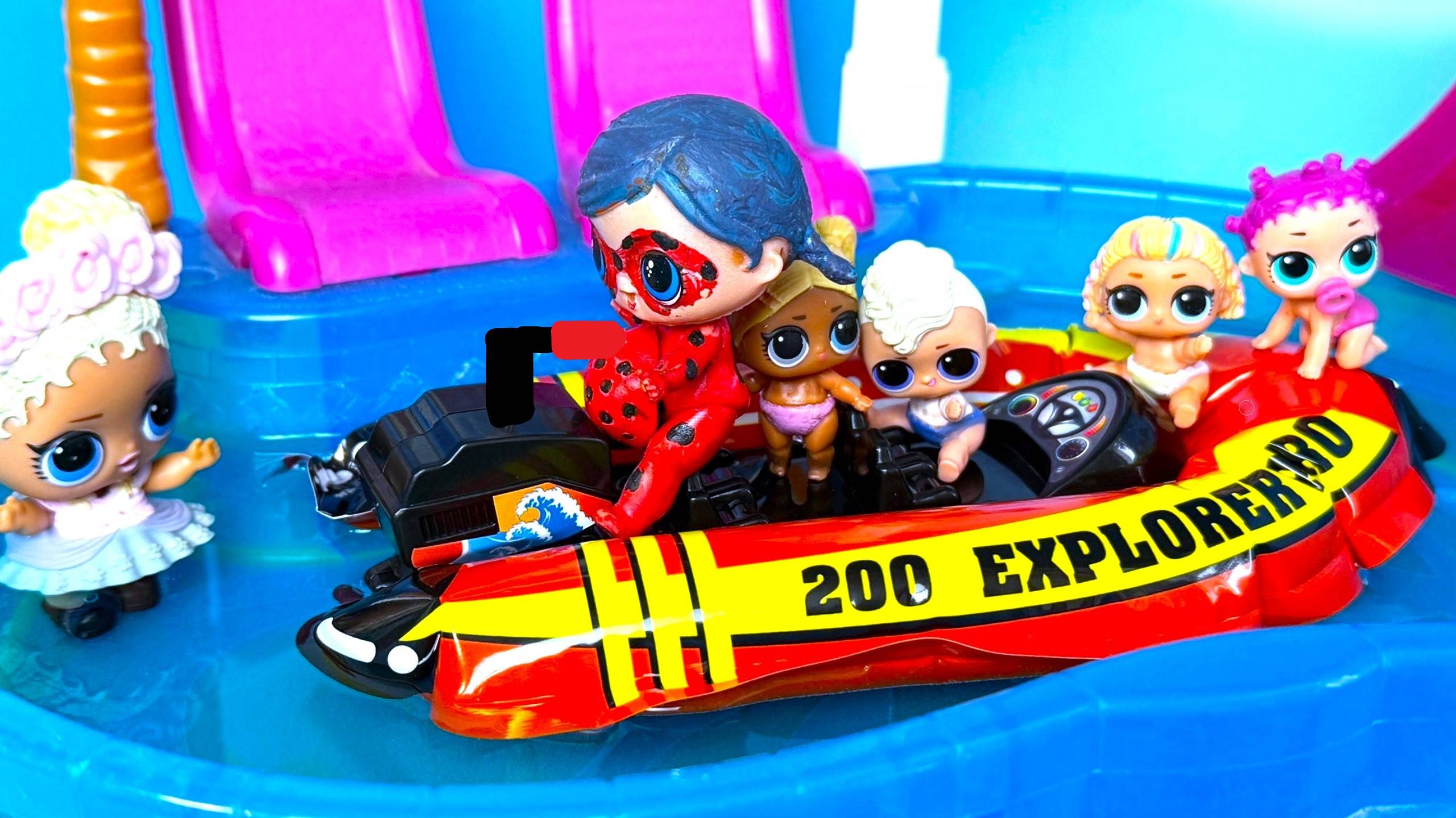 КАТАЛИСЬ НА ЛОДКЕ В БАССЕЙНЕ🤣🤣🛶 Малыши ЛОЛ СЮРПРИЗ в ДЕТСКОМ САДИКЕ смешные КУКЛЫ МУЛЬТИКИ смотреть онлайн