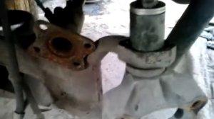 Демонтаж шкворней ЛуАЗ