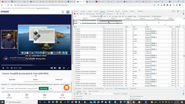 Avast Browser - Console Drawer Network - Traffic Information While Playing IT Pro TV Video смотреть онлайн