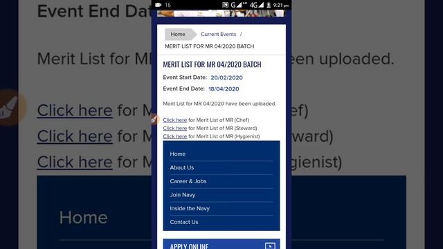 INDIAN NAVY MR MERIT LIST OCT/2019 BATCH OUT 04/2020| CHEF,STEWARD & HYGIENIST SELECTED CANDIDATES. смотреть онлайн