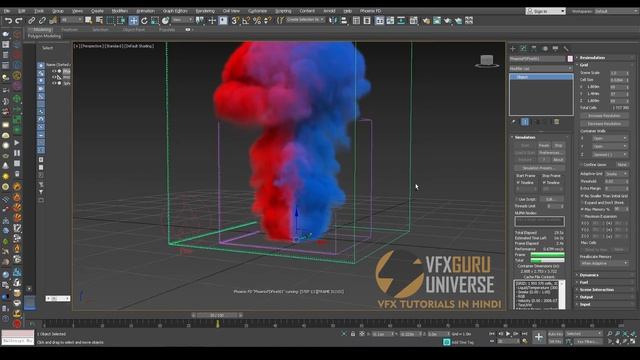 Class-2 /Phoenix Fd for 3ds Max : Phoenix Fd Fire Settings in 3ds max In Hindi /Urdu смотреть онлайн
