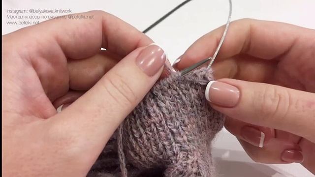 ЗАКРЫТИЕ ПЕТЕЛЬ ИГЛОЙ резинки 1*1 по кругу// ЭЛАСТИЧНОЕ ЗАКРЫТИЕ иглой // ВЯЗАНИЕ // ФАБРИЧНЫЙ КРАЙ