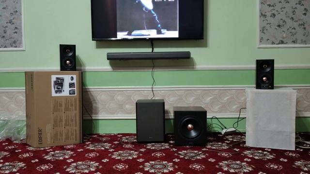 Edifier S360DB sound test acoustic смотреть онлайн