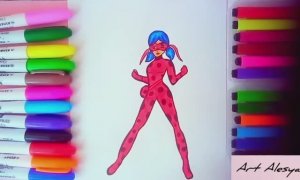 Как нарисовать Леди Баг!