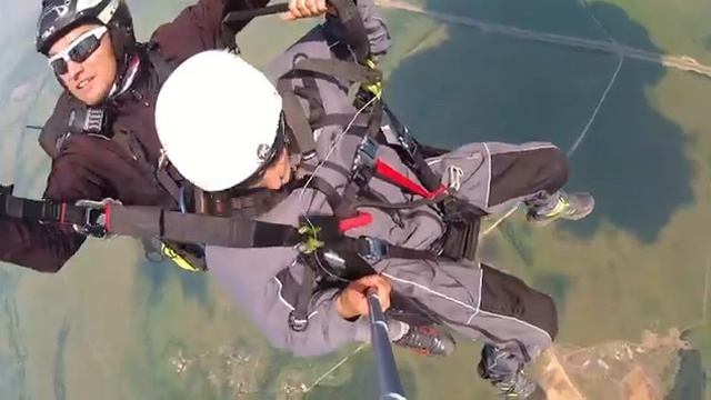 Высотный полет с ParaTrip.ru (Парадром Кончинка 07.06.2014г.) смотреть онлайн