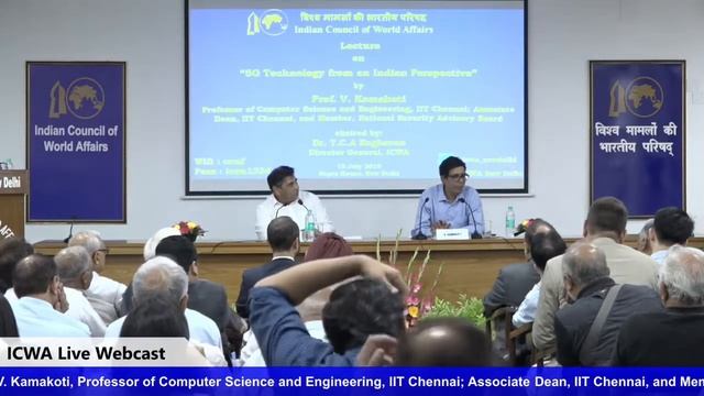 Lecture on '5G Technology from an Indian Perspective' by Prof V Kamakoti, IIT Chennai, 10 July 2019 смотреть онлайн