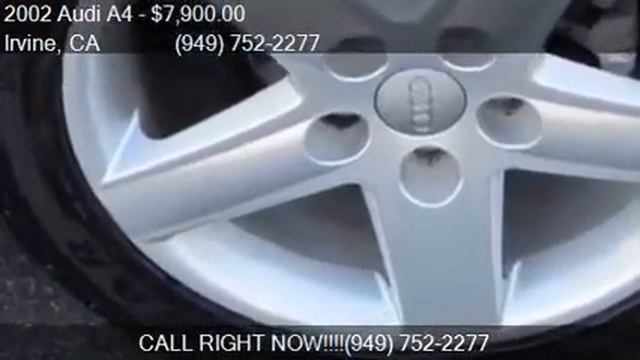 2002 Audi A4 1.8T for sale in Irvine, CA 92614 at ORANGE COU смотреть онлайн
