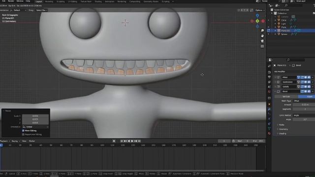 How to make Jumbo Josh Big Green | Blender tutorial timelapse смотреть онлайн