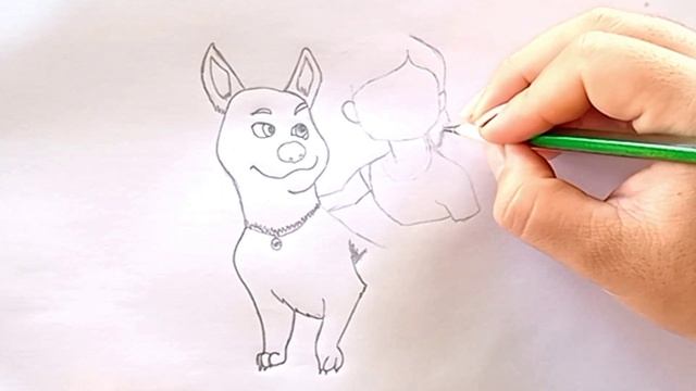 Bolt Disney | Bolt and Penny drawing смотреть онлайн
