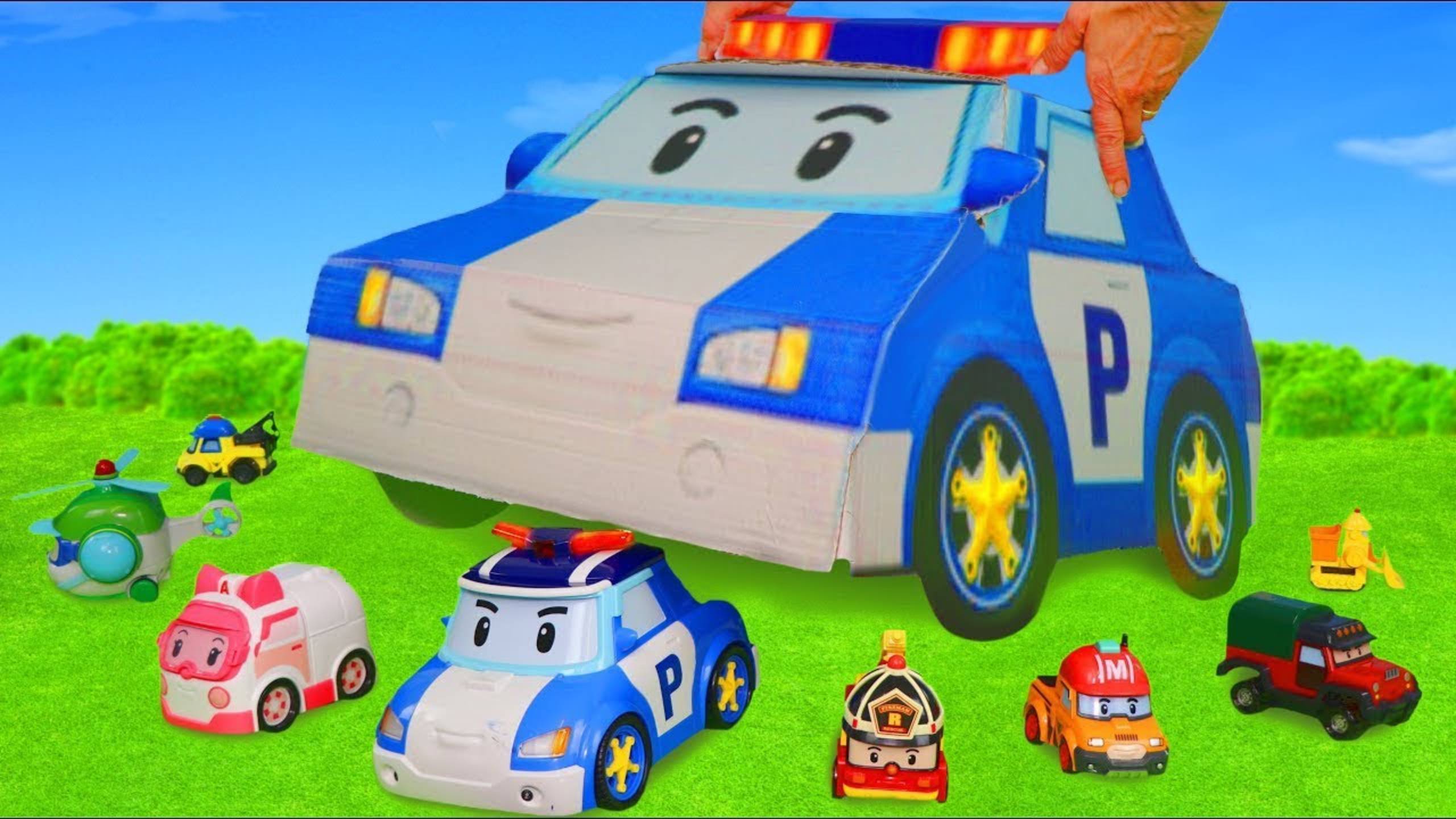 Коллекция игрушек Robocar Poli для детей смотреть онлайн