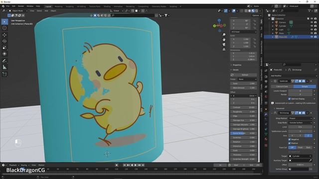 #19.Import as Decal - Free Addon in Blender| Blender 3.x Tutorial смотреть онлайн