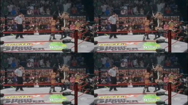 Tara vs Velvet Sky + Angelina Love (July 9, 2009) смотреть онлайн