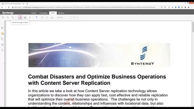 PDF Editor for OpenText Content Server смотреть онлайн