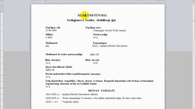 MS WORD 2010 DA KRILDAGI MATNNI LOTINGA O'TKAZISH смотреть онлайн