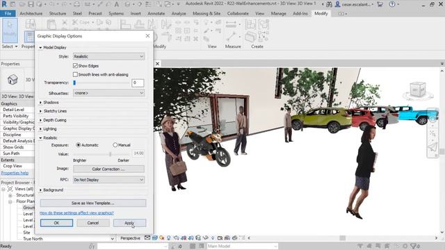Autodesk Revit 2022 | Enhanced rpcs in realistic views | BIM-software | Cadac Group смотреть онлайн