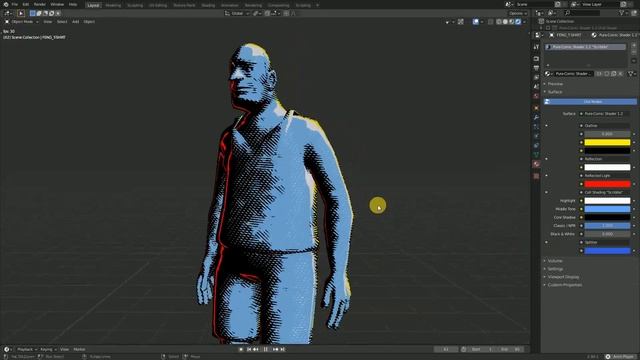 Pure-Comic Shader 1.2 Animated Scribble. смотреть онлайн