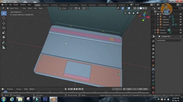 Make a Laptop in Blender | 3D laptop смотреть онлайн