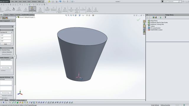 How to change orientation of SolidWorks Part! смотреть онлайн