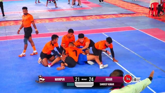 Bihar Vs Manipur | 70th Senior National Kabaddi Championship 2024 | Court 02 - Maharastra