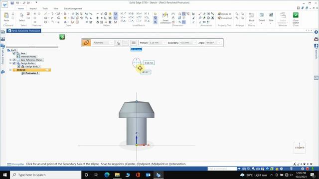 #90 solid edge tutorial | M20 eye bolt 3d model | eye bolt 3d cad смотреть онлайн