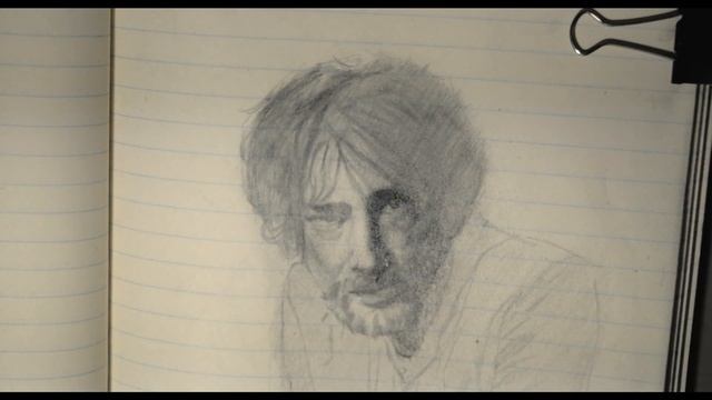 Drawing Neil Gaiman in My Notebook - TImelapse смотреть онлайн