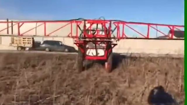 прицепной опрыскиватель ОШШ 3000 штанга 18 24м ЧП Агротехника Глеваха смотреть онлайн