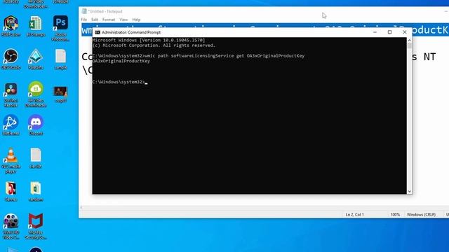 HOW To Find WINDOWS 10 & 11 PRODUCT KEY in 1 Minute ✅ Find OEM Digital License Key смотреть онлайн