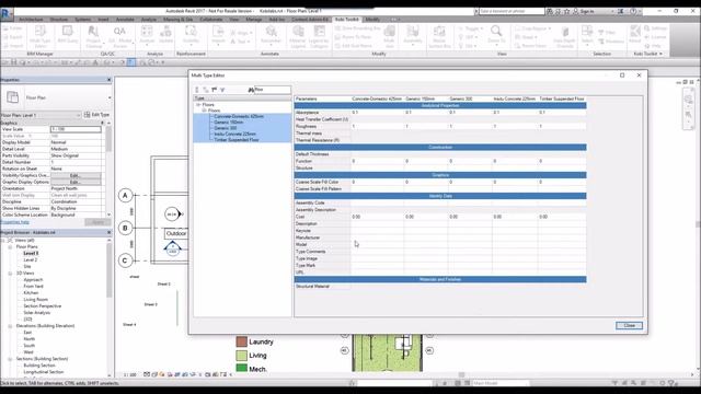 Revit Multi Type Editor - Kobi Toolkit смотреть онлайн