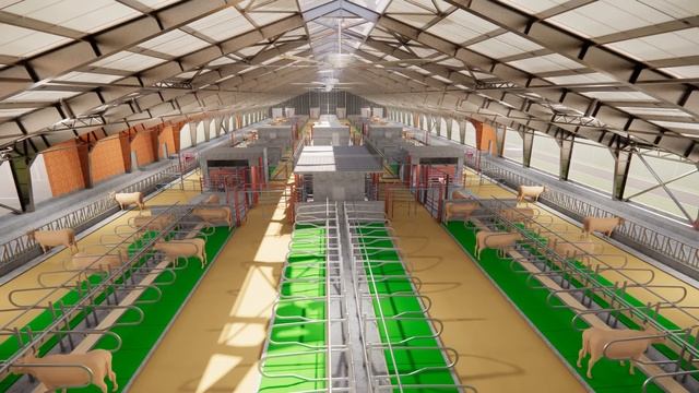 Портфоліо. Молочно-тваринна ферма. Візуалізація. Archicad+Enscape смотреть онлайн