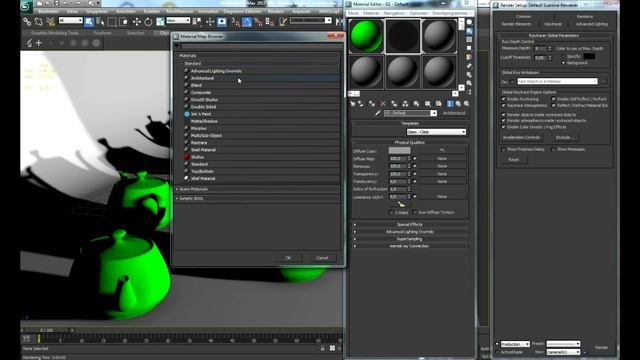 Tutorial #8 3ds Max Scanline-Renderer Mental Ray Iray 1/2 смотреть онлайн